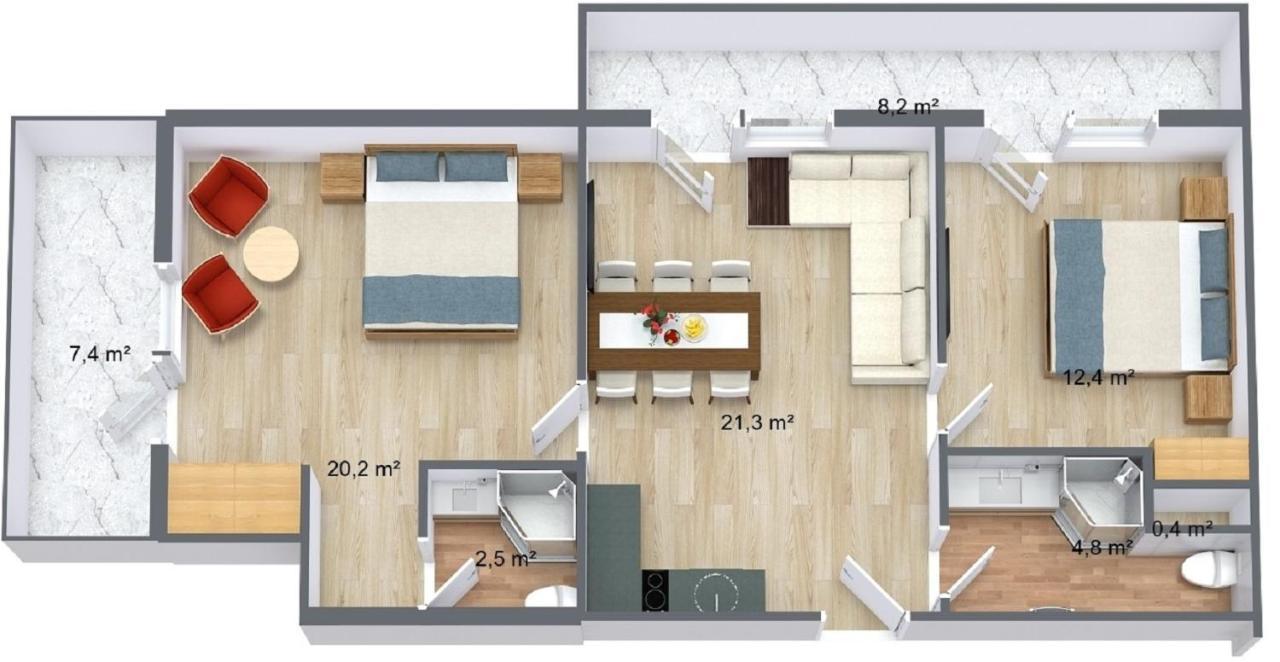 Appartementhaus Seehof Kirchberg in Tirol Luaran gambar